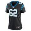 Chandler Zavala Carolina Panthers Nike Women's Game Jersey - Black - Side View