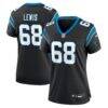 Damien Lewis Carolina Panthers Nike Women's Game Jersey - Black - Front View