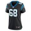 Damien Lewis Carolina Panthers Nike Women's Game Jersey - Black - Side View