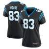 David Moore Carolina Panthers Nike Women's Game Jersey - Black - Front View