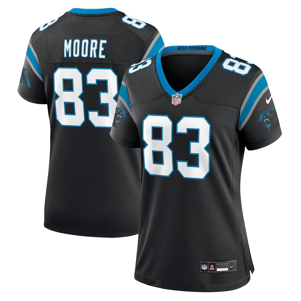 David Moore Carolina Panthers Nike Women's  Game Jersey