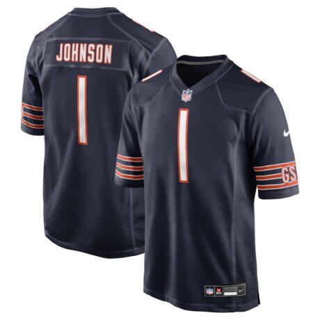 Jaylon Johnson Chicago Bears Nike Game Jersey - Navy - Front View