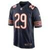 Tyrique Stevenson Chicago Bears Nike Game Jersey - Navy - Side View