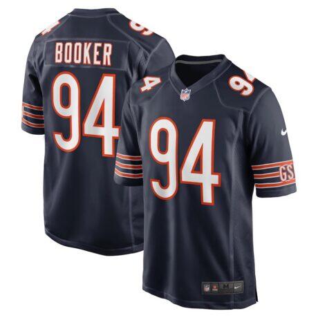 Austin Booker Chicago Bears Nike Game Jersey - Navy - Front View