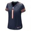 Jaylon Johnson Chicago Bears Nike Women's Game Jersey - Navy - Side View