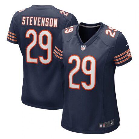 Tyrique Stevenson Chicago Bears Nike Women's Game Jersey - Navy - Front View