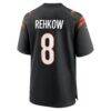 Ryan Rehkow Cincinnati Bengals Nike Game Jersey - Black - Side View