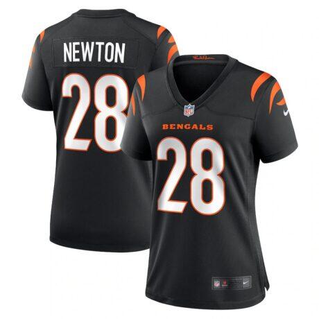 Josh Newton Cincinnati Bengals Nike Women's Game Jersey - Black - Front View