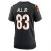 Erick All Jr. Cincinnati Bengals Nike Women's Team Game Jersey - Black - Detail View