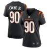 Kris Jenkins Jr. Cincinnati Bengals Nike Women's Game Jersey - Black - Front View