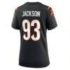 McKinnley Jackson Cincinnati Bengals Nike Women's Game Jersey - Black - Detail View