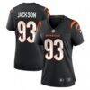 McKinnley Jackson Cincinnati Bengals Nike Women's Game Jersey - Black - Front View