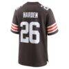 Myles Harden Cleveland Browns Nike Team Game Jersey - Brown - Detail View