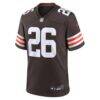 Myles Harden Cleveland Browns Nike Team Game Jersey - Brown - Side View