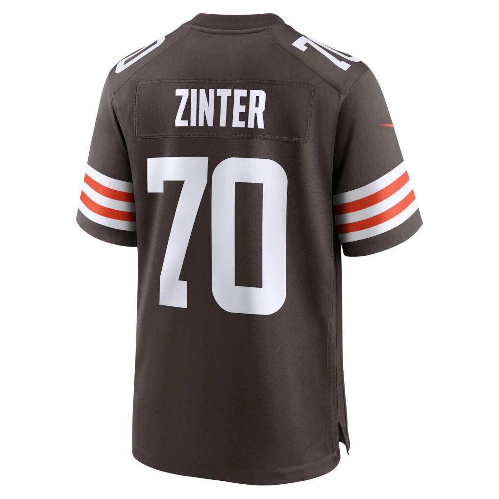 Zak Zinter Cleveland Browns Nike Team Game Jersey
