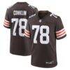 Jack Conklin Cleveland Browns Nike Team Game Jersey - Brown - Front View