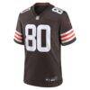 Jamari Thrash Cleveland Browns Nike Team Game Jersey - Brown - Side View