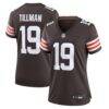Cedric Tillman Cleveland Browns Nike Women's Game Jersey - Brown - Front View