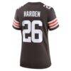 Myles Harden Cleveland Browns Nike Women's Game Jersey - Brown - Detail View