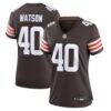 Nathaniel Watson Cleveland Browns Nike Women's Game Jersey - Brown - Front View