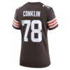 Jack Conklin Cleveland Browns Nike Women's Game Jersey - Brown - Detail View