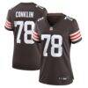 Jack Conklin Cleveland Browns Nike Women's Game Jersey - Brown - Front View