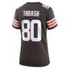 Jamari Thrash Cleveland Browns Nike Women's Game Jersey - Brown - Detail View