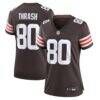 Jamari Thrash Cleveland Browns Nike Women's Game Jersey - Brown - Front View