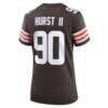 Maurice Hurst II Cleveland Browns Nike Women's Game Jersey - Brown - Detail View