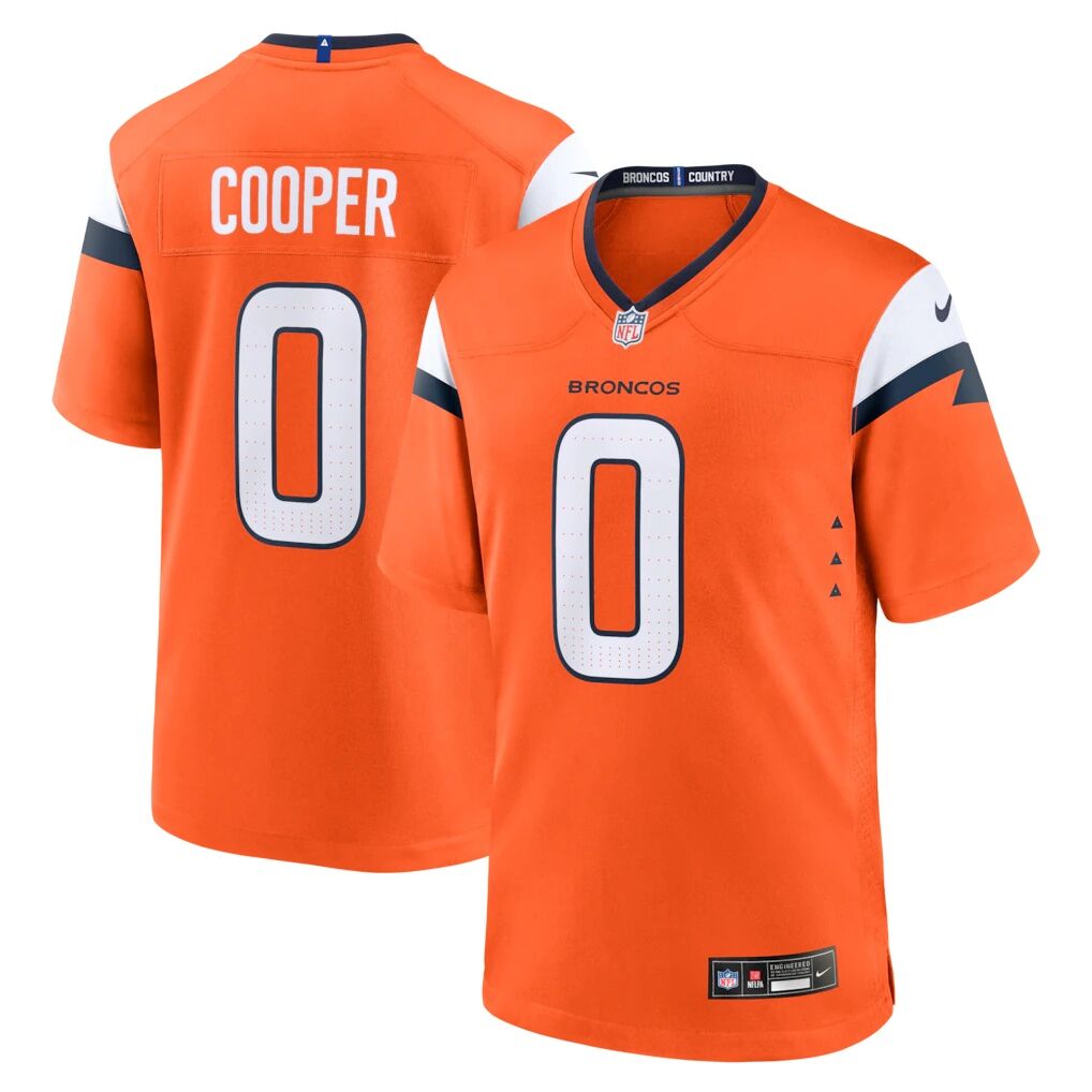 Jonathon Cooper Denver Broncos Nike Team Game Jersey