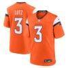 Wil Lutz Denver Broncos Nike Team Game Jersey - Orange - Front View
