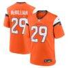 Ja'Quan McMillian Denver Broncos Nike Team Game Jersey - Orange - Front View