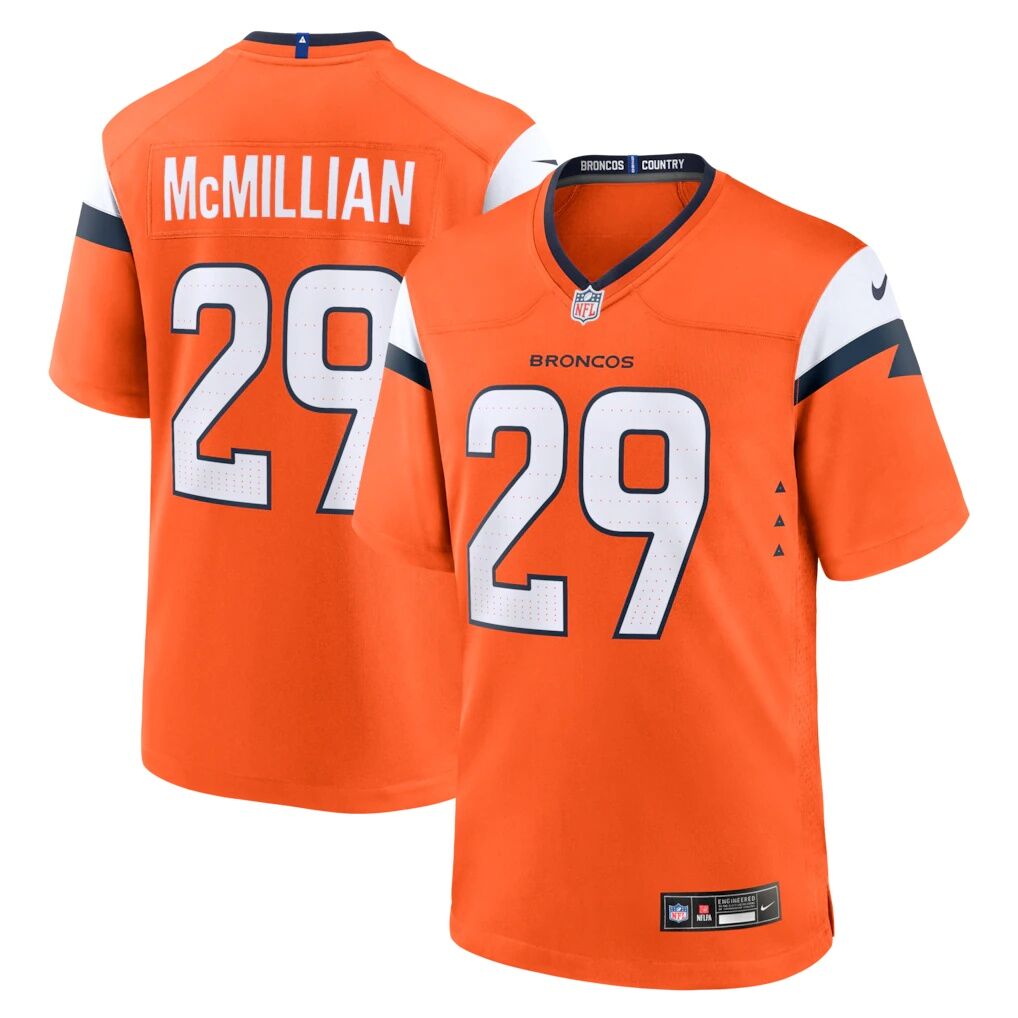 Ja'Quan McMillian Denver Broncos Nike Team Game Jersey