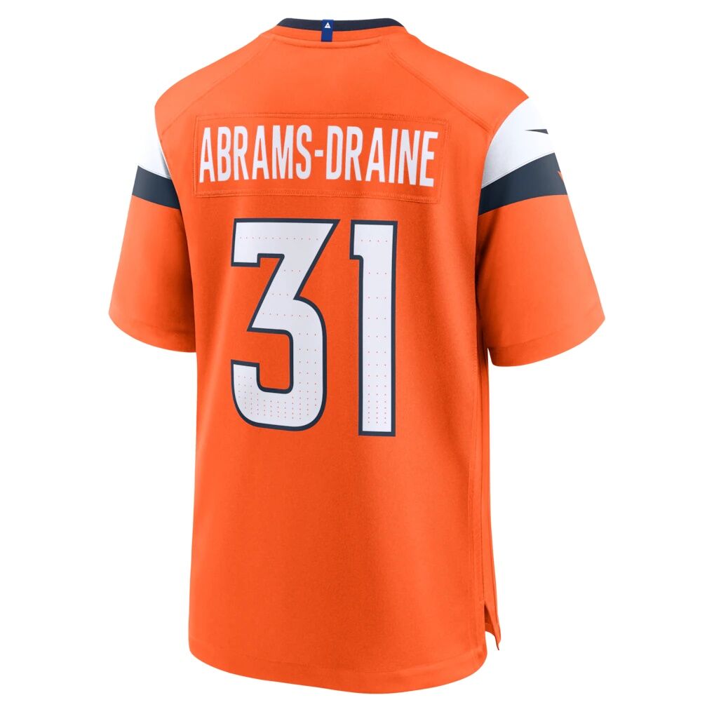 Kris Abrams-Draine Denver Broncos Nike Team Game Jersey