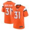 Kris Abrams-Draine Denver Broncos Nike Team Game Jersey - Orange - Front View
