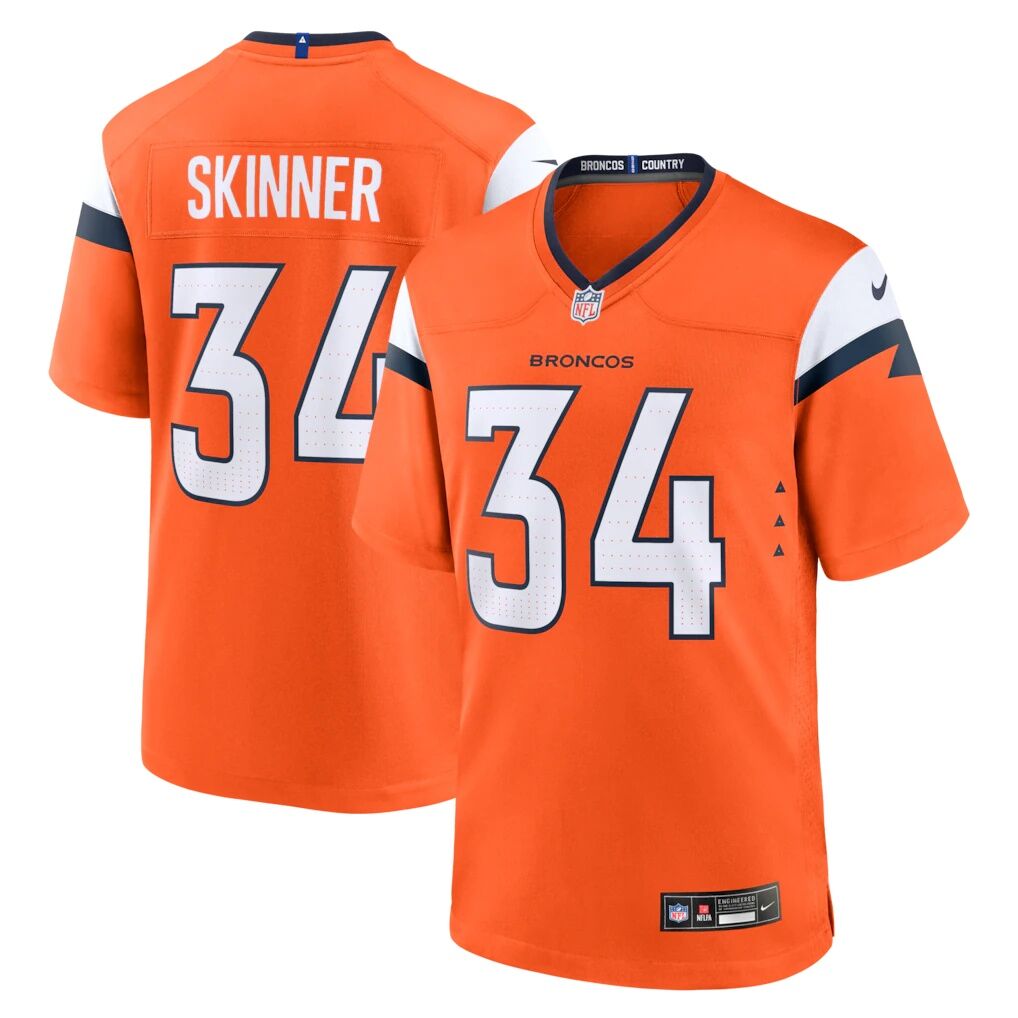 JL Skinner Denver Broncos Nike Team Game Jersey