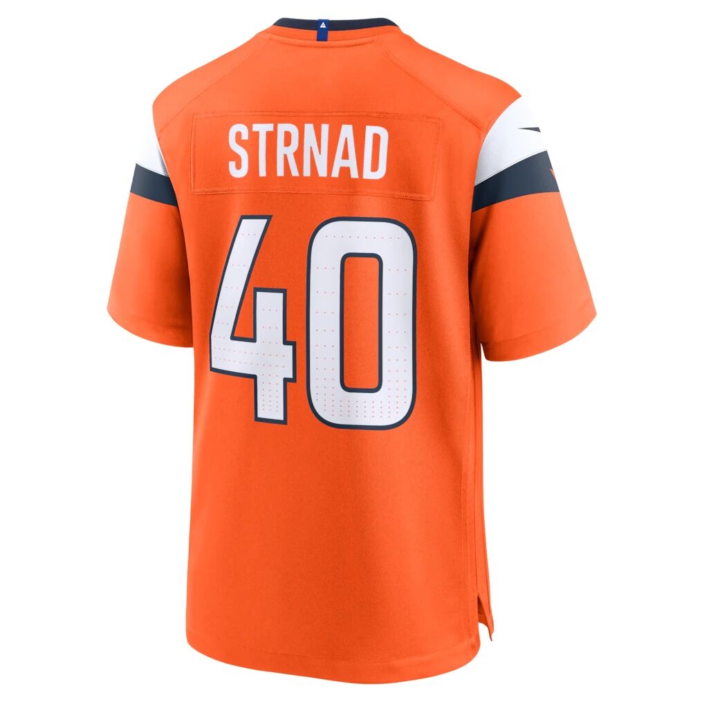 Justin Strnad Denver Broncos Nike Team Game Jersey