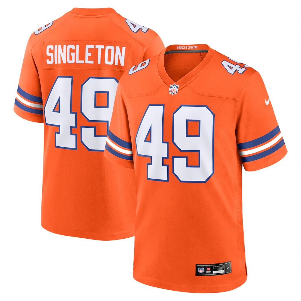 Alex Singleton Denver Broncos Nike Alternate Game Jersey