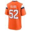 Jonah Elliss Denver Broncos Nike Team Game Jersey - Orange - Detail View