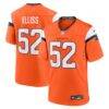 Jonah Elliss Denver Broncos Nike Team Game Jersey - Orange - Front View
