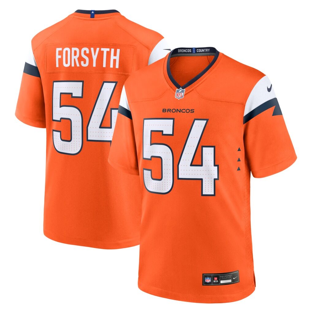 Alex Forsyth Denver Broncos Nike Team Game Jersey
