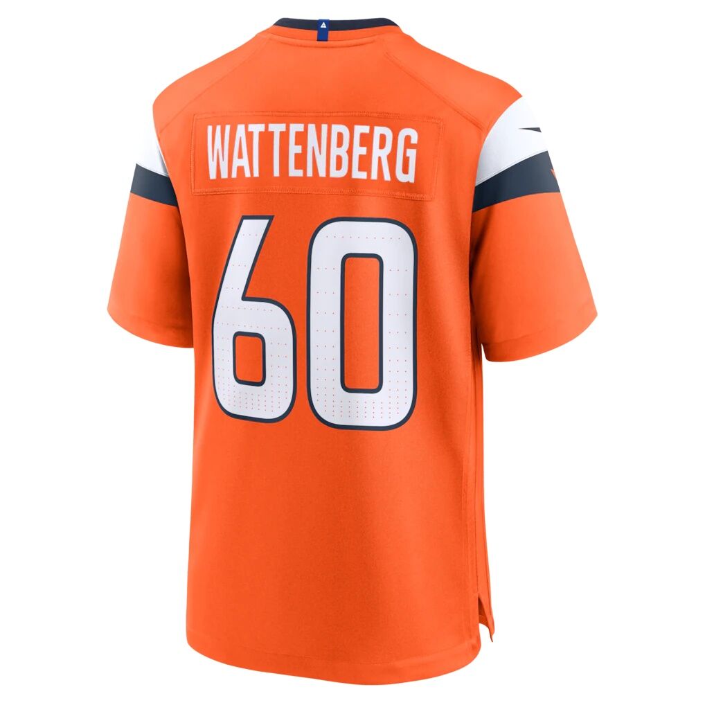 Luke Wattenberg Denver Broncos Nike Team Game Jersey