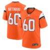 Luke Wattenberg Denver Broncos Nike Team Game Jersey - Orange - Front View