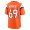 Mike McGlinchey Denver Broncos Nike Team Game Jersey - Orange - Detail View