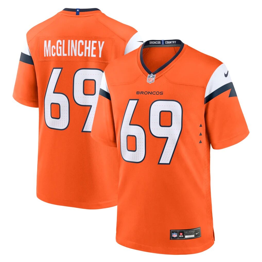 Mike McGlinchey Denver Broncos Nike Team Game Jersey