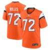 Garett Bolles Denver Broncos Nike Team Game Jersey - Orange - Front View