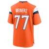 Quinn Meinerz Denver Broncos Nike Team Game Jersey - Orange - Detail View