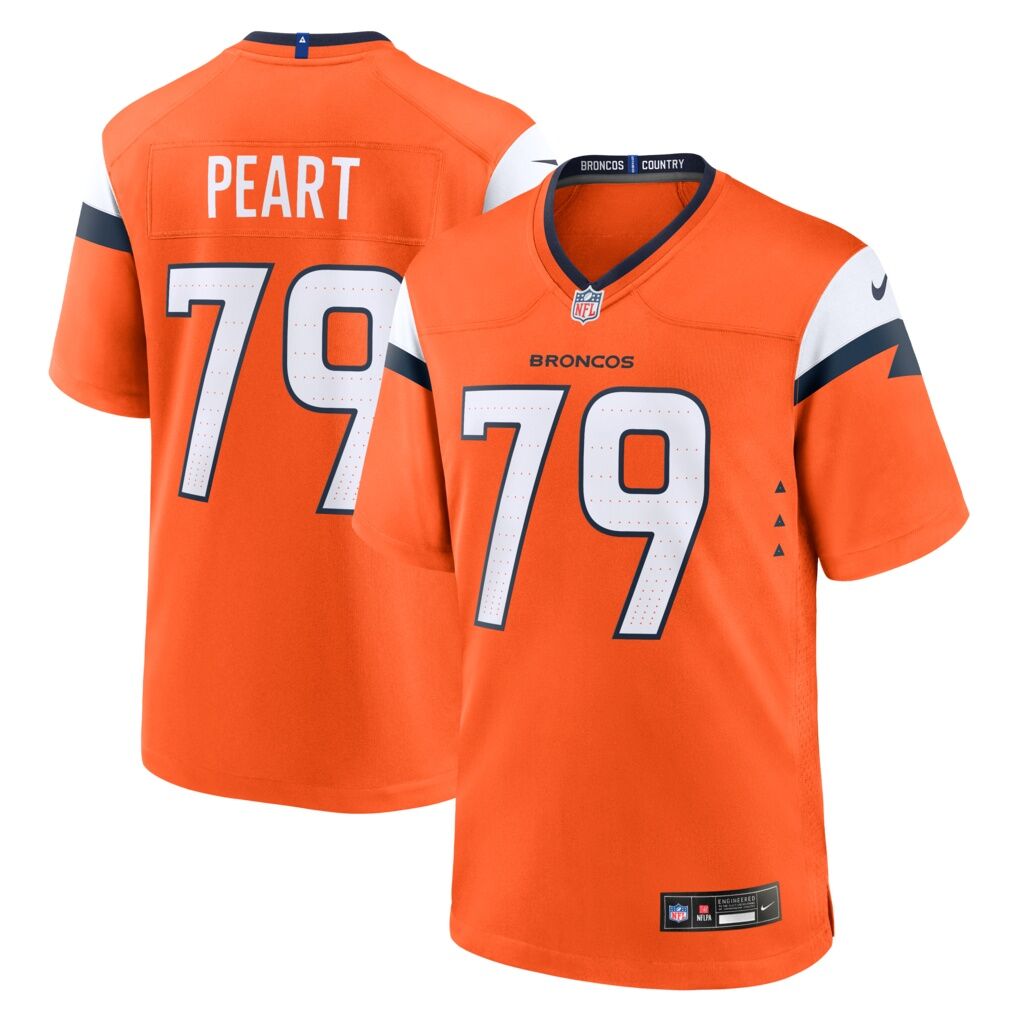 Matt Peart Denver Broncos Nike Team Game Jersey
