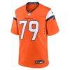 Matt Peart Denver Broncos Nike Team Game Jersey - Orange - Side View