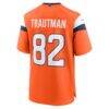 Adam Trautman Denver Broncos Nike Team Game Jersey - Orange - Detail View